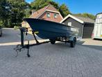 Console boot met trailer, Watersport en Boten, Vis- en Consoleboten, Ophalen, Gebruikt, 3 tot 6 meter, Buitenboordmotor