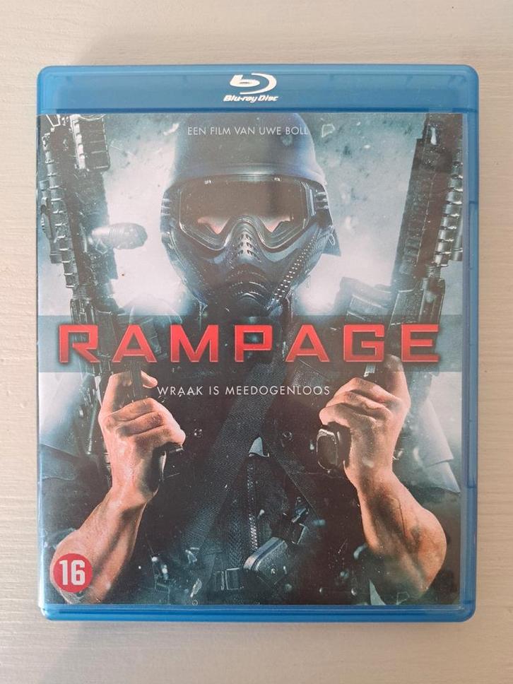 Rampage Blu-ray - Actie Thriller, Cd's en Dvd's, Blu-ray, Zo goed als nieuw, Actie, Ophalen of Verzenden