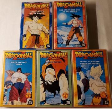 Dragonball Z Movie 1,2,3,4 & 5 Set VHS Cartoon/Anime beschikbaar voor biedingen