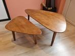 Livingfurn Organische Salontafelset Xavier Mangohout, Huis en Inrichting, Tafels | Salontafels, Ophalen, 50 tot 100 cm, 50 tot 100 cm