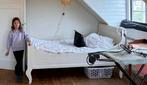 zwitsers houten bed eenpersoons gratis af te halen, 90 cm, Eenpersoons, Ophalen of Verzenden, Zo goed als nieuw