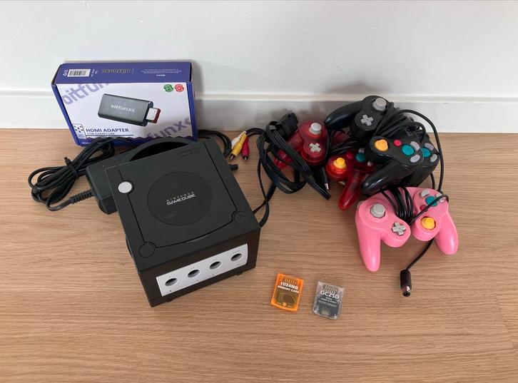 GameCube Compleet Pakket met 4 Controllers!, Spelcomputers en Games, Spelcomputers | Overige, Ophalen of Verzenden