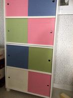 Kast met schuifdeurtjes. Badkamerkast. Tweedelig., Ophalen, 50 tot 70 cm, 105 cm of meer, 100 cm of meer