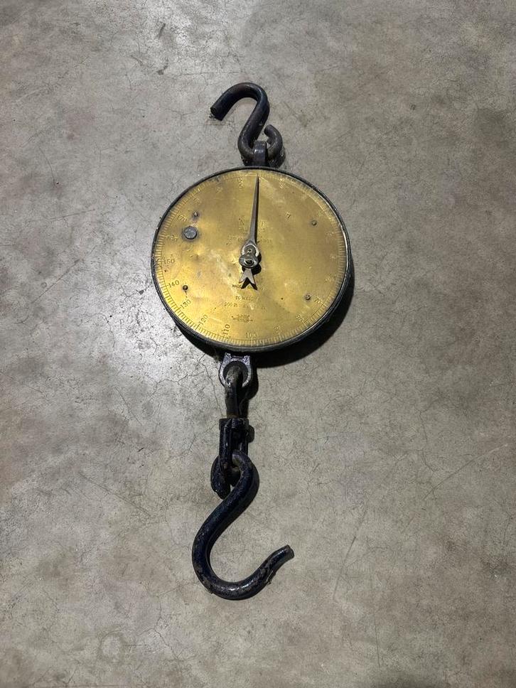 Antieke Engelse Kolenweegschaal - Decoratief, Antiek en Kunst, Antiek | Glas en Kristal, Ophalen of Verzenden