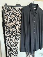 Studio anneloes set leo broek & poppy blouse zwart, Zwart, Maat 46/48 (XL) of groter, Ophalen of Verzenden, Zo goed als nieuw