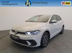 Volkswagen Polo 1.0 TSI 95pk DSG/AUT Life Camera, App connec, Stof, Gebruikt, Zwart, Met garantie (alle)