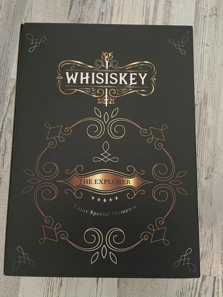 Whisiskey set wereldbol *nieuw*, Antiek en Kunst, Antiek | Glas en Kristal, Ophalen of Verzenden