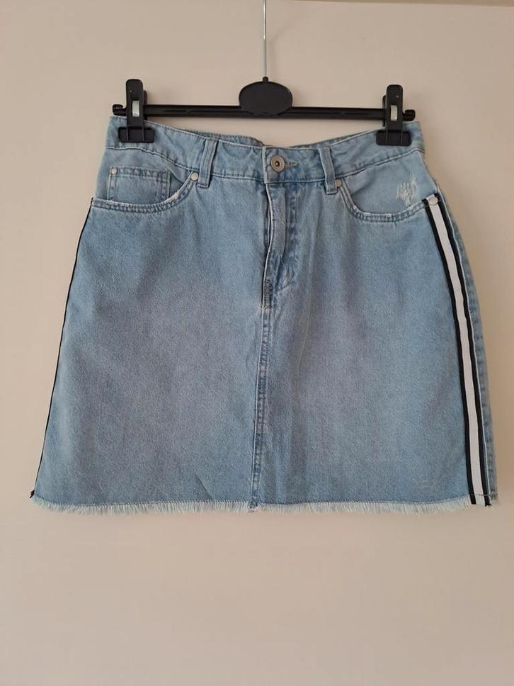Rok - Eksept  - S, Kleding | Dames, Rokken, Zo goed als nieuw, Maat 38/40 (M), Blauw, Boven de knie, Verzenden