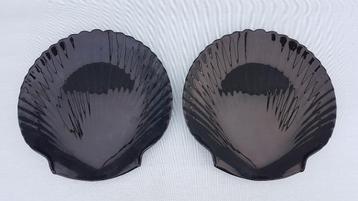 8x Arcoroc schelpborden / Arcopal schelp borden beschikbaar voor biedingen