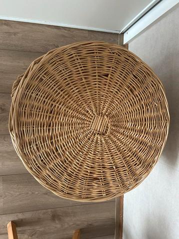 Rieten Opbergmand - Ø44cm, Hoogte 45cm beschikbaar voor biedingen