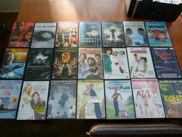DVD pakket allerlei actie komedie 21 stuks 15 euro beschikbaar voor biedingen
