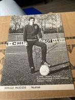 SPELERSKAART RONALD MANDERS SC TELSTAR GESIGNEERD, Ophalen of Verzenden, Zo goed als nieuw, Overige binnenlandse clubs, Spelerskaart