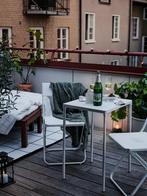 2x Fejan (ikea) 2 tafels en 4 klapstoelen, Ophalen, Zo goed als nieuw, 4 zitplaatsen