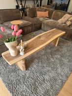 Houten salontafel, Ophalen, Minder dan 50 cm, Zo goed als nieuw, 150 tot 200 cm