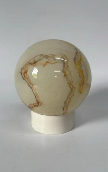 Vintage gemarmerde plafondlamp zachte tinten Art Deco lamp beschikbaar voor biedingen