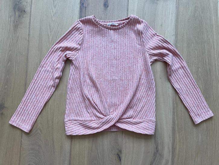 C&A trui, maat 128, zalmroze, Kinderen en Baby's, Kinderkleding | Maat 128, Gebruikt, Meisje, Trui of Vest, Ophalen of Verzenden