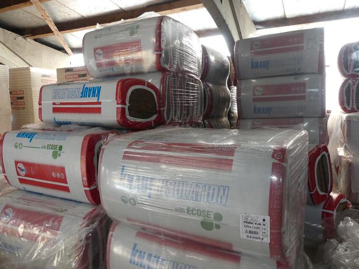 Knauf MW35 minerale wol, Doe-het-zelf en Verbouw, Isolatie en Afdichting, Nieuw, Overige materialen, 8 tot 12 cm, 15 m² of meer