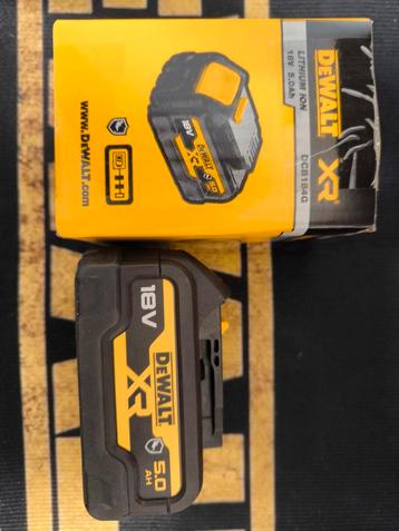 DEWALT DCB184G-XJ 18V accu 5,0Ah met schokbestendinge  beschikbaar voor biedingen