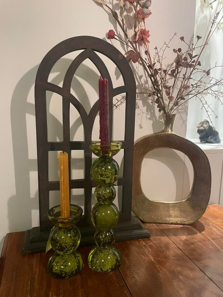 Houten stalraam decoratie, Huis en Inrichting, Woonaccessoires | Spiegels, Minder dan 50 cm, Nieuw, Ophalen of Verzenden, Minder dan 100 cm