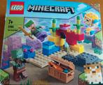 LEGO Minecraft 21164 Het Koraalrif 2x compleet, Kinderen en Baby's, Speelgoed | Duplo en Lego, Ophalen, Zo goed als nieuw, Complete set