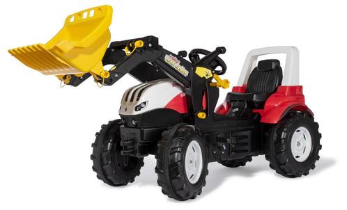 Steyr  6300 Terrus met Voorlader Rolly Toys 710041 traptrekk, Kinderen en Baby's, Speelgoed | Buiten | Voertuigen en Loopfietsen