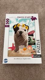 Nathan legpuzzel puzzel 500 stukjes hond hondje, Ophalen of Verzenden, Meer dan 50 stukjes, Zo goed als nieuw, 6 jaar of ouder