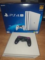 Playstation 4 pro glacier white met doos, Spelcomputers en Games, Spelcomputers | Sony PlayStation 4, Ophalen of Verzenden, Zo goed als nieuw