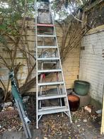 Ladder - 220cm Werkhoogte, Doe-het-zelf en Verbouw, Ladders en Trappen, Ophalen, Gebruikt, Ladder, 2 tot 4 meter