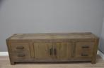 tv meubel 200 cm robuust 4 lades, Verzenden, Nieuw, 200 cm of meer, Metaal