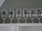 6 Bierglazen met oude vrachtwagen afbeeldingen, Verzamelen, Ophalen of Verzenden, Nieuw, Bierglas
