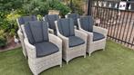 6 prachtige luxe wicker tuinstoelen, Ophalen, Zo goed als nieuw, Wicker