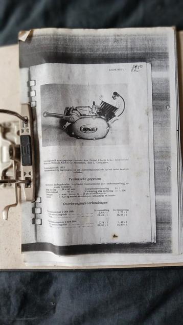Documentatie sachsblok beschikbaar voor biedingen