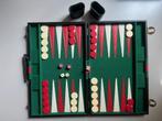 Backgammon in leren koffer (46 cm x 28 cm), Hobby en Vrije tijd, Een of twee spelers, Ophalen of Verzenden, Zo goed als nieuw