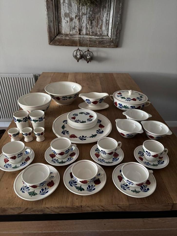 Brabants boeren bont Boch, Huis en Inrichting, Keuken | Servies, Zo goed als nieuw, Kom(men), Boerenbont, Aardewerk, Ophalen