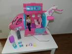 Barbie Vliegtuig - incl. 1 Barbiepop en accessoires, Kinderen en Baby's, Speelgoed | Poppen, Zo goed als nieuw, Ophalen, Barbie