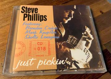 CD STEVE PHILLIPS JUST PICKIN’ 1996 BURIED TREASURE RECORDS beschikbaar voor biedingen