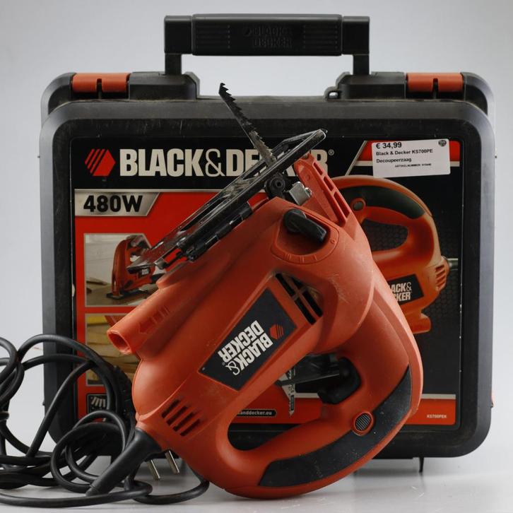 Black & Decker KS700PE Decoupeerzaag, Doe-het-zelf en Verbouw, Gereedschap | Zaagmachines, Zo goed als nieuw