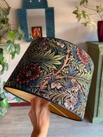 Lampenkap bohemian boho blauw groen bordeaux goud, Huis en Inrichting, Lampen | Lampenkappen, Ophalen, Rond, Zo goed als nieuw