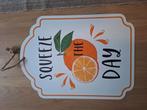 Woonbord deco met tekst, Ophalen, Nieuw