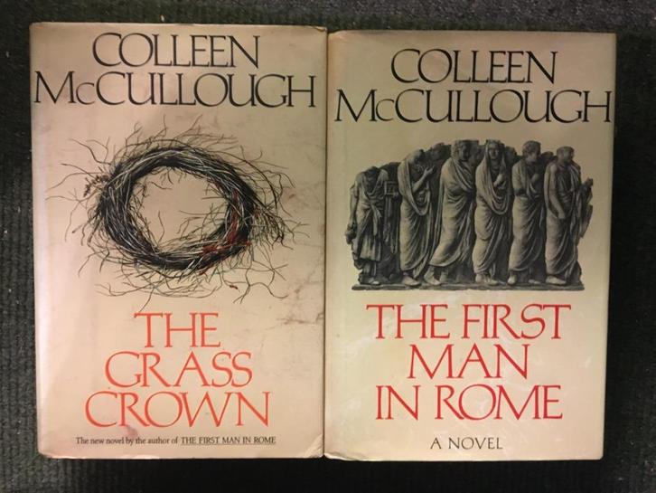 1st man in Rome/ Grass Crown (Engels) ; Colleen McCullough, Boeken, Historische romans, Gelezen, Ophalen of Verzenden