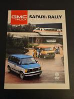 Brochure GMC Rally & Safari 1988 USA, Ophalen of Verzenden, Zo goed als nieuw, Overige merken