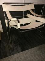 Wassily design fauteuils zwart en wit, Huis en Inrichting, Fauteuils, Ophalen, Gebruikt, Metaal, Design