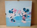 adv10158 mickey minnie schilderijtje 1, Ophalen, Mickey Mouse, Gebruikt, Overige typen