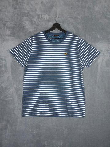 PME Legend T Shirt XXL Blauw Wit Gestreept Pall Mall beschikbaar voor biedingen