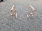 Houten schragen - 73x75 cm, Doe-het-zelf en Verbouw, Overige Doe-het-zelf en Verbouw, Ophalen, Gebruikt