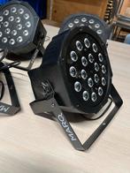 4x MARQ Colormax P18 Discolampen, Muziek en Instrumenten, Licht en Laser, Ophalen of Verzenden, Gebruikt, Licht, Kleur
