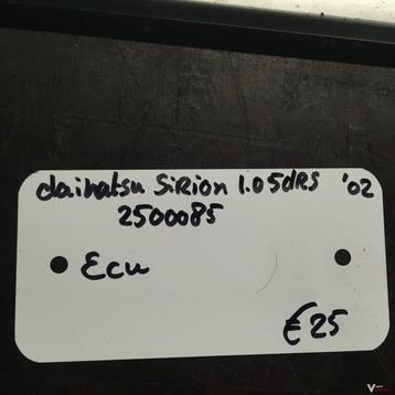 Daihatsu Sirion 1.0 5drs 2002 wagennr 2500085   ECU 89560-97 beschikbaar voor biedingen