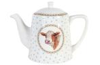 Theepot Koe Happy Cowservies, Overige materialen, Overige typen, Nieuw, Ophalen of Verzenden