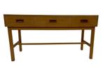 Vintage Dressoir Lowboard Tv Meubel In Eiken Jaren 70 Design, Gebruikt, Vintage, Met lade(s), 25 tot 50 cm