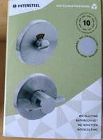 te koop intersteel toilet garnituur wc sluiting rvs rond, Ophalen of Verzenden, Nieuw